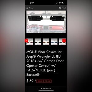 BARTACT Visor covers